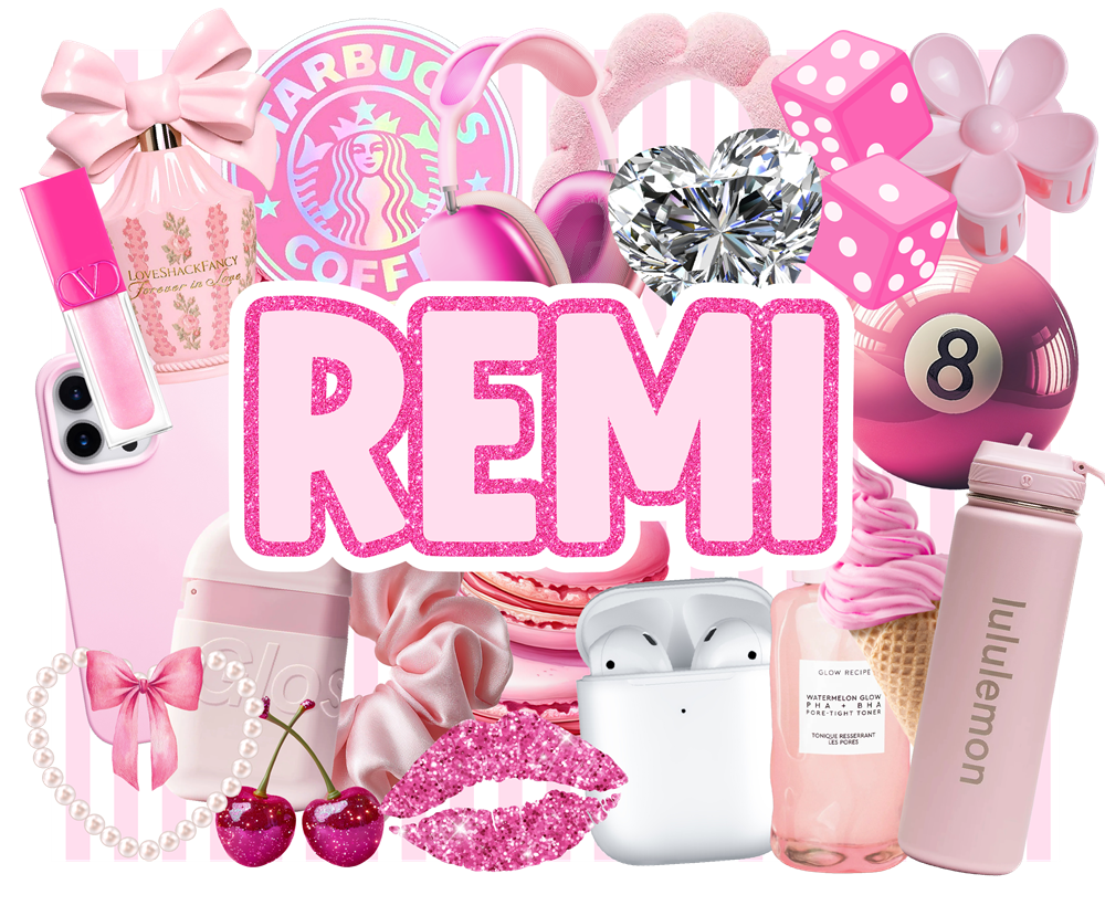 REMOVABLE WALL STICKERS-PINK VIBES COLLAGE